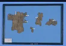 Fragments de papyrus