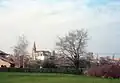 Vue du bourg en 1988.