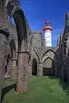 Les ruines de l'abbaye.