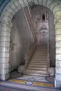 L'escalier du château.