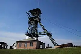 Le puits Saint-Calude, devenue le musée de la mine.