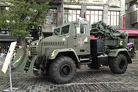 Un camion PZM-3 de l'Armée de terre ukrainienne.