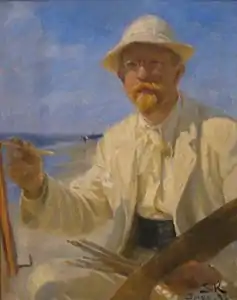 Autoportrait (1897), Copenhague, Collection Hirschsprung.