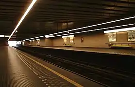 La station du métro avant la rénovation de 2009.