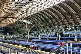 Isambard Kingdom Brunel, gare de Paddington, Londres, 1854