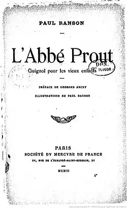 Image illustrative de l’article L'Abbé Prout