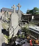 Tombe d'Henri Gamez au cimetière de l'église Saint-Martin.