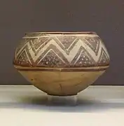 Vase peint, transition Uruk-Ninivite 5, Ninive. British Museum.