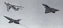 Un Shenyang F-6,un Lockheed F-104 et un Dassault Mirage-III pakistanais lors de la seconde guerre indo-pakistanaise