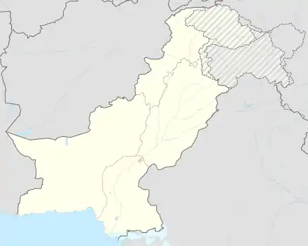 Voir sur la carte administrative du Pakistan