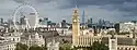 Palace of Westminster from the dome on Methodist Central Hall (cropped)