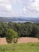 Le lac depuis la Tour Hertzienne (Oyeu).