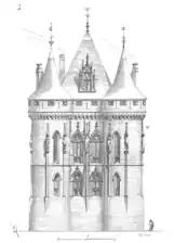 La tour Maubergeon, d'après Viollet-le-Duc.