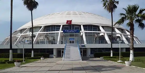 Palais des sports d'El Menzah, d'une capacité de 5 000 spectateurs.
