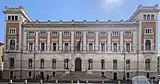 L'arrière du palais Montecitorio