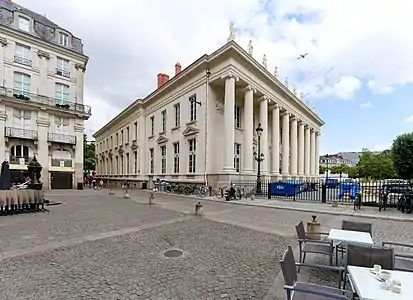 Le palais de la Bourse de Nantes, ancien siège.
