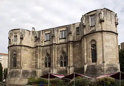 La Tour Maubergeon située dans le Palais des Ducs d'Aquitaine.