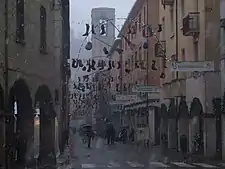 Centre d’Urbania avec tour du Palais Ducal