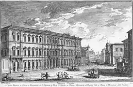 Le palais Corsini, résidence de la reine Christine de Suède.