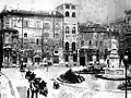 la façade Piazza Scala avant la restauration