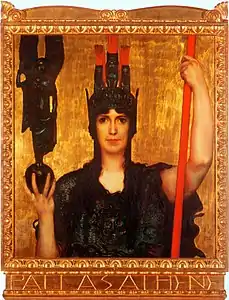 Pallas Athena, Franz von Stuck (1898).