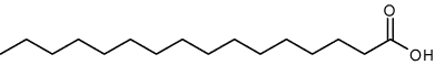 Acide palmitique, saturé