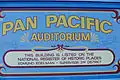 Pan Pacific Auditorium Sign