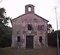 La chapelle San Petru, à l'état d'abandon.