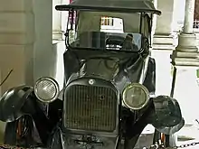 Dodge 30-35 dans laquelle fut assassiné Francisco Villa, aujourd'hui exposée au musée de Chihuahua.