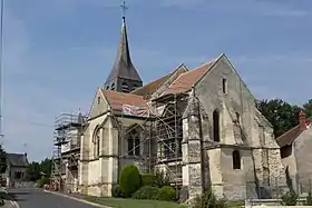 L'église Saint-Jean-Baptiste de Pancy.
