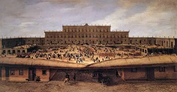 Vue du Palais Pitti, Palais Pitti.