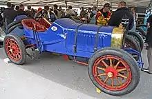 La Panhard Grand Prix 13L. 4I de 1908 (exposée ici en 2008).