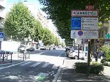 L'avenue de Chambéry