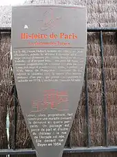 Panneau Histoire de Paris « Le Château des Ternes »