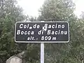 GT 20 - Le Col de Bacinu