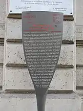 Panneau Libération de Paris