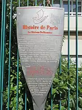 Panneau Histoire de Paris