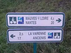 Balisage entre la Varenne et Mauves-sur-Loire