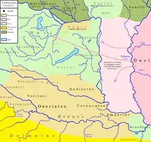 Populations de Pannonie antique