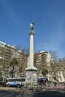 La colonne de la Liberté sur la plaza Cagancha.