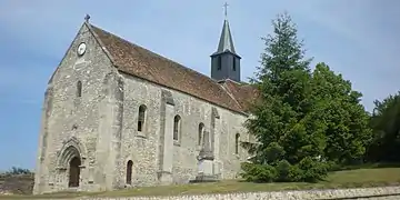 Panorama sur l'église.