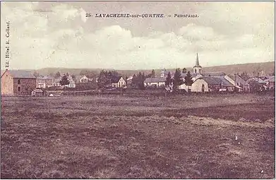 Panorama du village vers 1911.