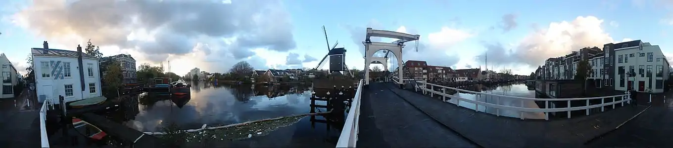 Panorama du pont sur le Galgewater.