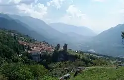 Château de Cimbergo dans le val Camonica.