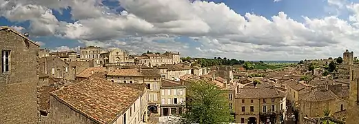 Vue depuis l'église monolithe.