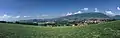 Panorama du massif des Bornes et des Bauges vu depuis Héry-sur-Alby