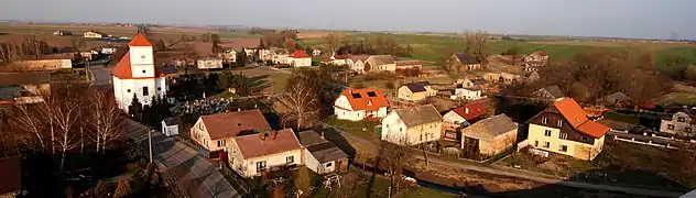 Panorama de Třebom.
