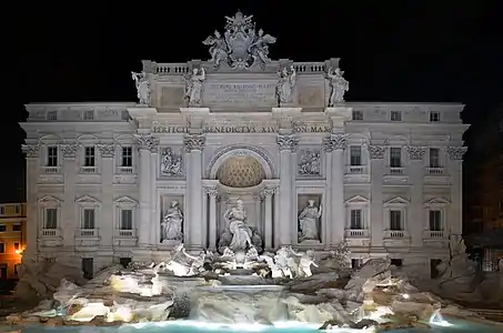 Fontaine de Trevi.