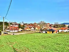 Vue panoramique de la commune.