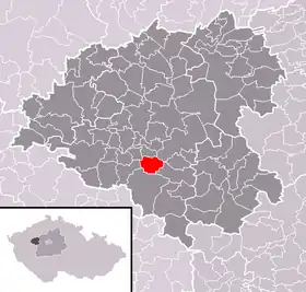 Localisation de Panoší Újezd